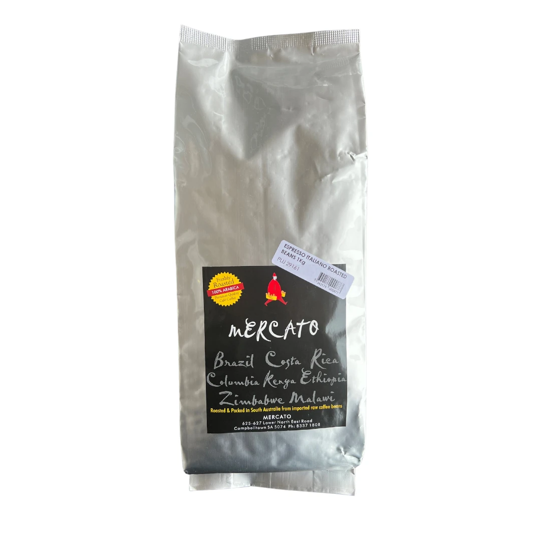 Mercato Espresso Italiano Roast Beans 1kg Coffee Beans 3 Mercato Espresso Italiano Roast Beans 1kg Coffee Beans
