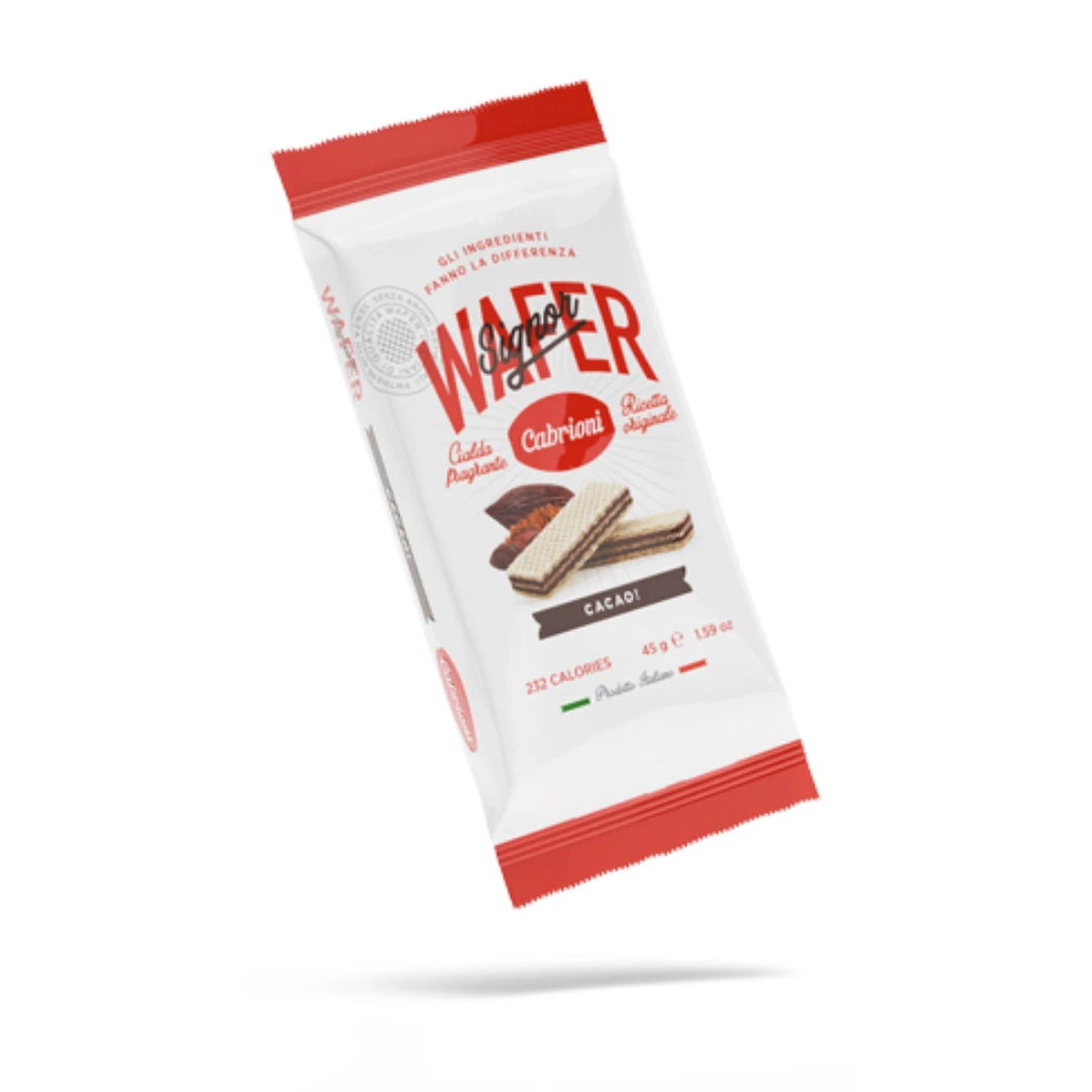 Sweets Cabrioni Cacao Wafer 5pk 3 Sweets Cabrioni Cacao Wafer 5pk
