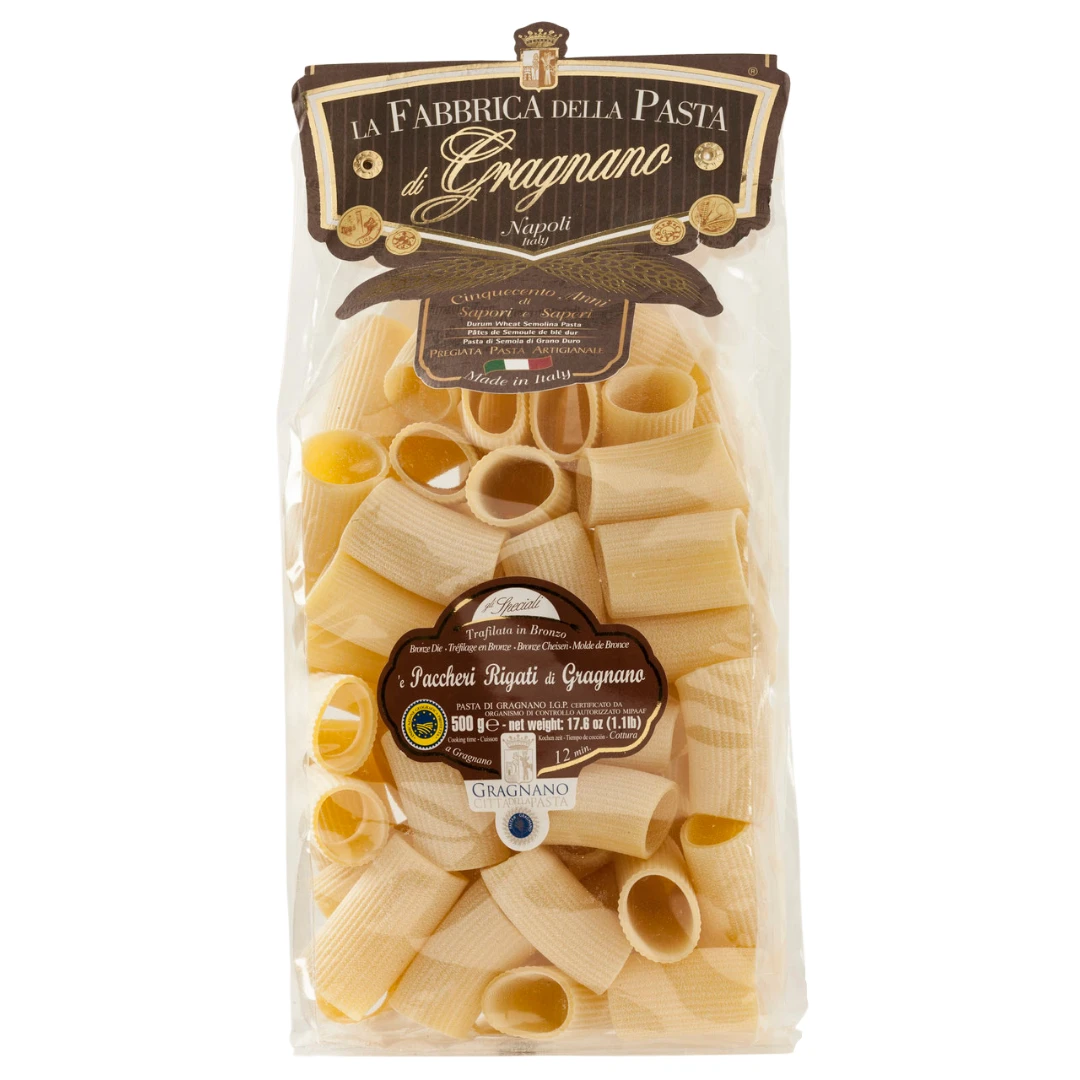 La Fabbrica Della Pasta Di Gragnano Paccheri Rigati 3 La Fabbrica Della Pasta Di Gragnano Paccheri Rigati