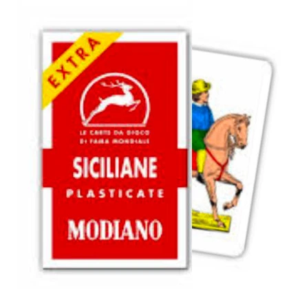 Gifts Modiano Italian Scopa Playing Cards - Siciliane (Sicily) 3 Gifts Modiano Italian Scopa Playing Cards - Siciliane (Sicily)